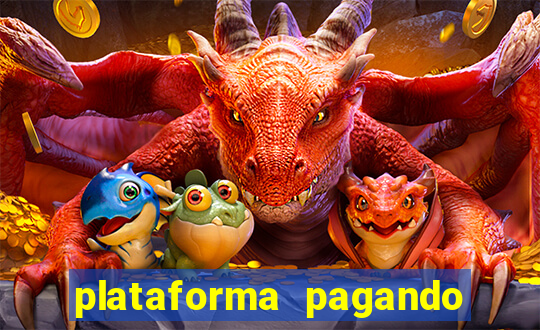 plataforma pagando fortune tiger